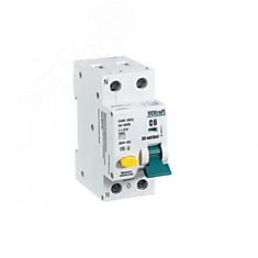 Автоматический выключатель дифференциального тока АВДТ 1Р+N 6А 30мА тип AC х-ка С ДИФ-103 6кА 16202