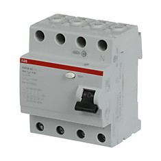Выключатель дифференциального тока (УЗО) 4п FH204 АС 40А 100мА (FH204AC-40/0,1  ABB