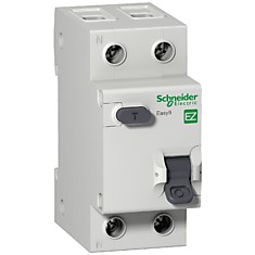 Выключатель автоматический дифференциального тока (АВДТ) 1П+N 16А 30мА C AC EASY9  Schneider Electri