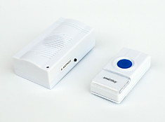 SmartBuy звонок дверной беспровдной цифр 100 м,32 мелодии 2xААА/А23 с кноп IP 44бел