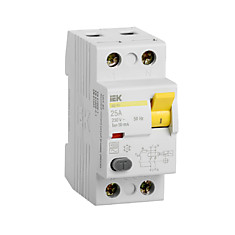 Выключатель дифференциального тока (УЗО) 25A 30мA 2Р ВД1-63 IEK