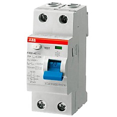 Выключатель дифференциального тока (УЗО) 2п 16А 10мА F202 АС ABB