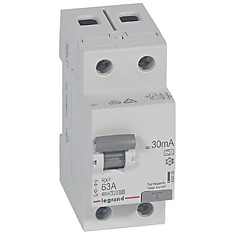 Выключатель дифференциального тока (УЗО) ВДТ Rx3 2п 63А 30мА АС 402026  Legrand