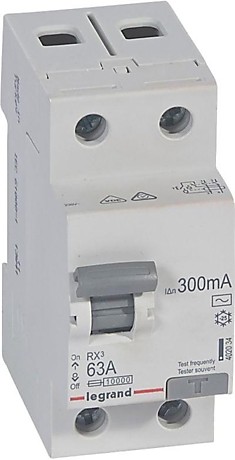Выключатель дифференциального тока (УЗО) Legrand ВДТ XC3 2п 63А 300МА AC  