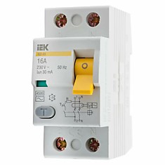 Выключатель дифференциального тока (УЗО) 2п ВД1-63 16A 30мA Электромеханическое